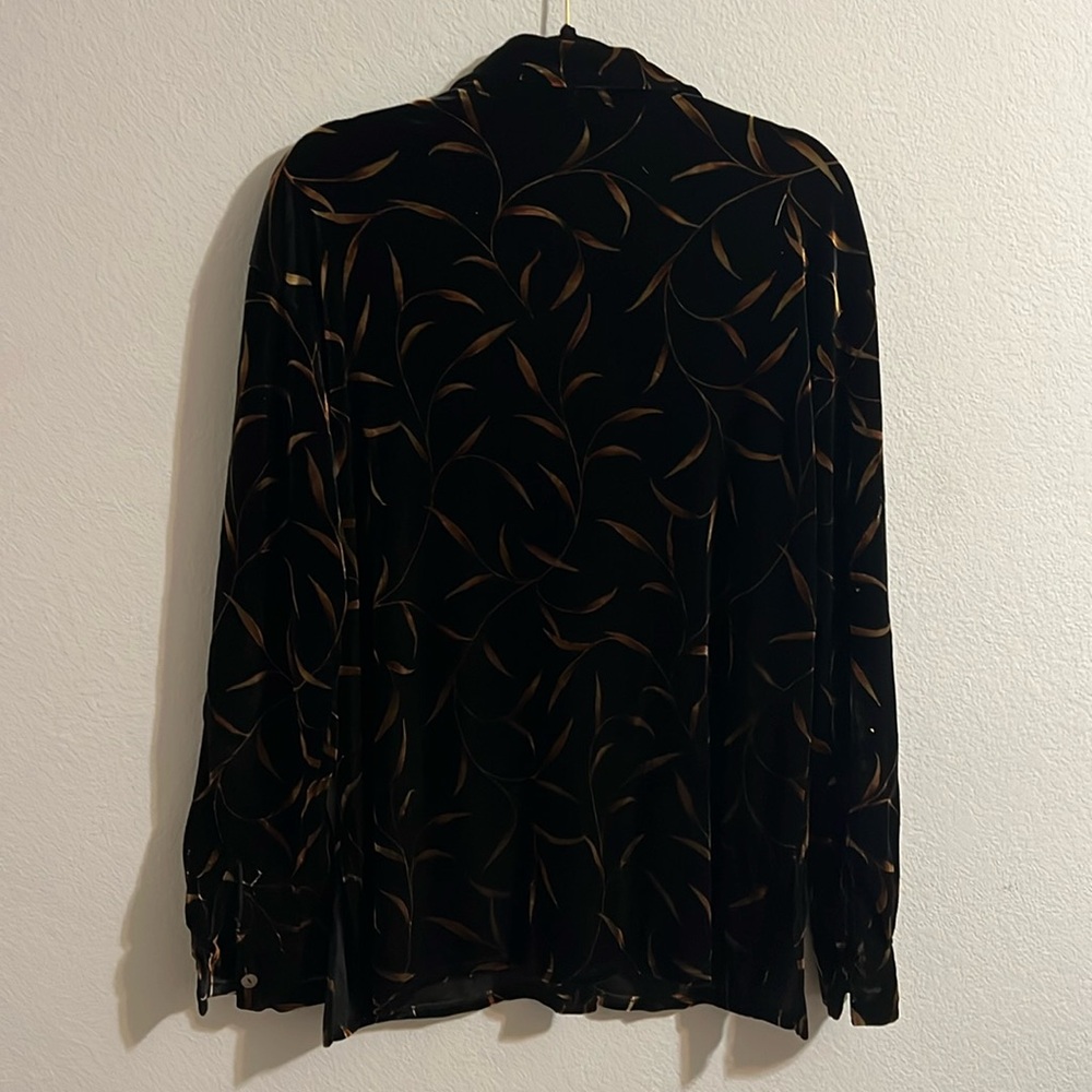 Vintage Uniform John Paul Richard Button Up Blouse EUC Size Medium